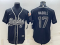 Men’s Miami Dolphins Jaylen Waddle #17 Black RFLCTV Limited Jersey Joint Edition
