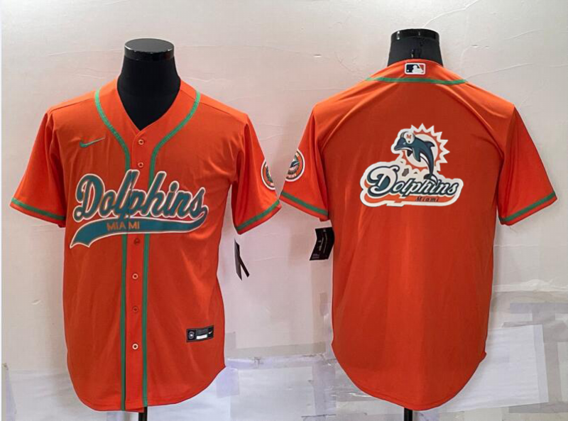 Men’s Miami Dolphins Orange Jersey