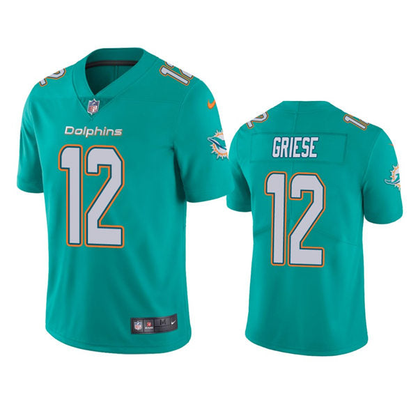 Mens Miami Dolphins Retired Player #12 Bob Griese Nike Aqua Vapor Limited Player Jersey