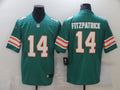 Men’s Miami Dolphins Ryan Fitzpatrick #14 Green Jersey