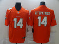 Men’s Miami Dolphins Ryan Fitzpatrick #14 Orange Jersey