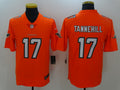Men’s Miami Dolphins Ryan Tannehill #17 Orange Jersey