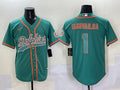 Men’s Miami Dolphins Tua Tagovailoa #1 Aqua Jersey