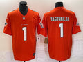 Men’s Miami Dolphins Tua Tagovailoa #1 Orange Aqua Legend Jersey