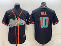 Men’s Miami Dolphins Tyreek Hill #10 Black Jersey Joint Edition