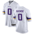 Men’s Minnesota Vikings #0 Marcus Davenport Nike White Vapor Untouchable Limited Palyer Jersey