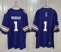 Men’s Minnesota Vikings #1 Kyler Murray Nike Purple Classic F.U.S.E. Limited Jersey