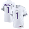 Men’s Minnesota Vikings #1 Kyler Murray Nike White Alternate Vapor F.U.S.E. Winter Warrior Limited Jersey