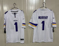 Men’s Minnesota Vikings #1 Kyler Murray Nike White F.U.S.E. Vapor Limited Jersey