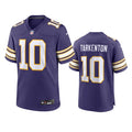 Men’s Minnesota Vikings #10 Fran Tarkenton Purple Classic F.U.S.E. Limited Jersey