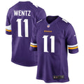 Men’s Minnesota Vikings #11 Carson Wentz Nike Purple F.U.S.E. Vapor Limited Jersey