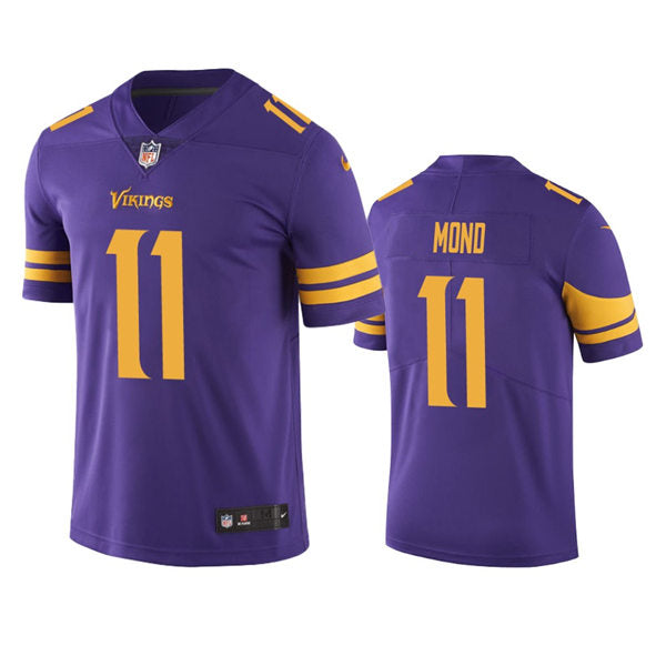 Men’s Minnesota Vikings #11 Kellen Mond Nike Purple Color Rush Vapor Untouchable Limited Jersey