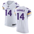 Men’s Minnesota Vikings #14 Sam Darnold Nike White Vapor Untouchable Limited Palyer Jersey