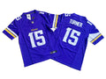 Men’s Minnesota Vikings #15 Dallas Turner Nike Purple F.U.S.E. Vapor Limited Jersey