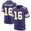 Men’s Minnesota Vikings #16 Will Reichard Nike Purple Classic F.U.S.E. Limited Jersey