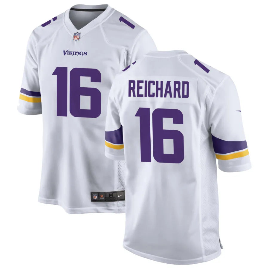 Men’s Minnesota Vikings #16 Will Reichard Nike White F.U.S.E. Vapor Limited Jersey