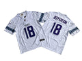Men’s Minnesota Vikings #18 Justin Jefferson Nike White Alternate Vapor F.U.S.E. Winter Warrior Limited Jersey