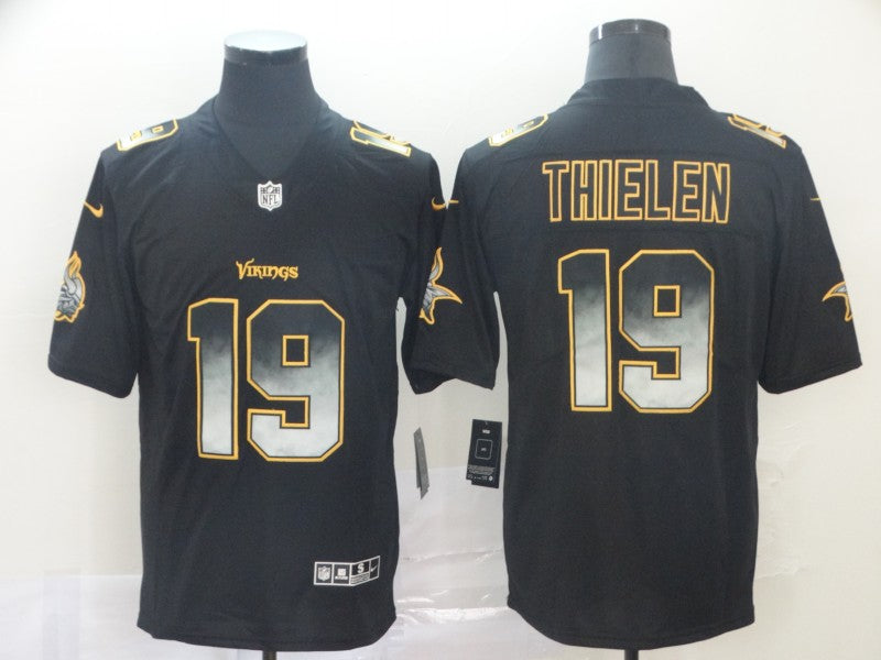 Men’s Minnesota Vikings #19 Adam Thielen Black Jersey