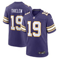 Men’s Minnesota Vikings #19 Adam Thielen Purple Classic F.U.S.E. Limited Jersey