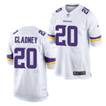 Men’s Minnesota Vikings #20 Jeff Gladney Nike White Vapor Untouchable Limited Jersey