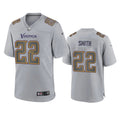 Men’s Minnesota Vikings #22 Harrison Smith Gray Atmosphere Fashion Game Jersey