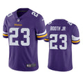 Men’s Minnesota Vikings #23 Andrew Booth Jr. Nike Purple Vapor Untouchable Limited Player Jersey