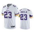 Men’s Minnesota Vikings #23 Andrew Booth Jr.  Nike White Vapor Untouchable Limited Player Jersey