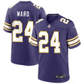 Men’s Minnesota Vikings #24 Jay Ward Nike Purple Classic F.U.S.E. Limited Jersey