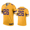 Men’s Minnesota Vikings #26 Kene Nwangwu Nike Gold Inverted Limited Jersey