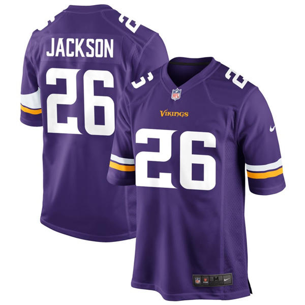 Men’s Minnesota Vikings #26 Theo Jackson Nike Purple Vapor Untouchable Limited Player Jersey