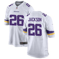 Men’s Minnesota Vikings #26 Theo Jackson Nike White Vapor Untouchable Limited Player Jersey