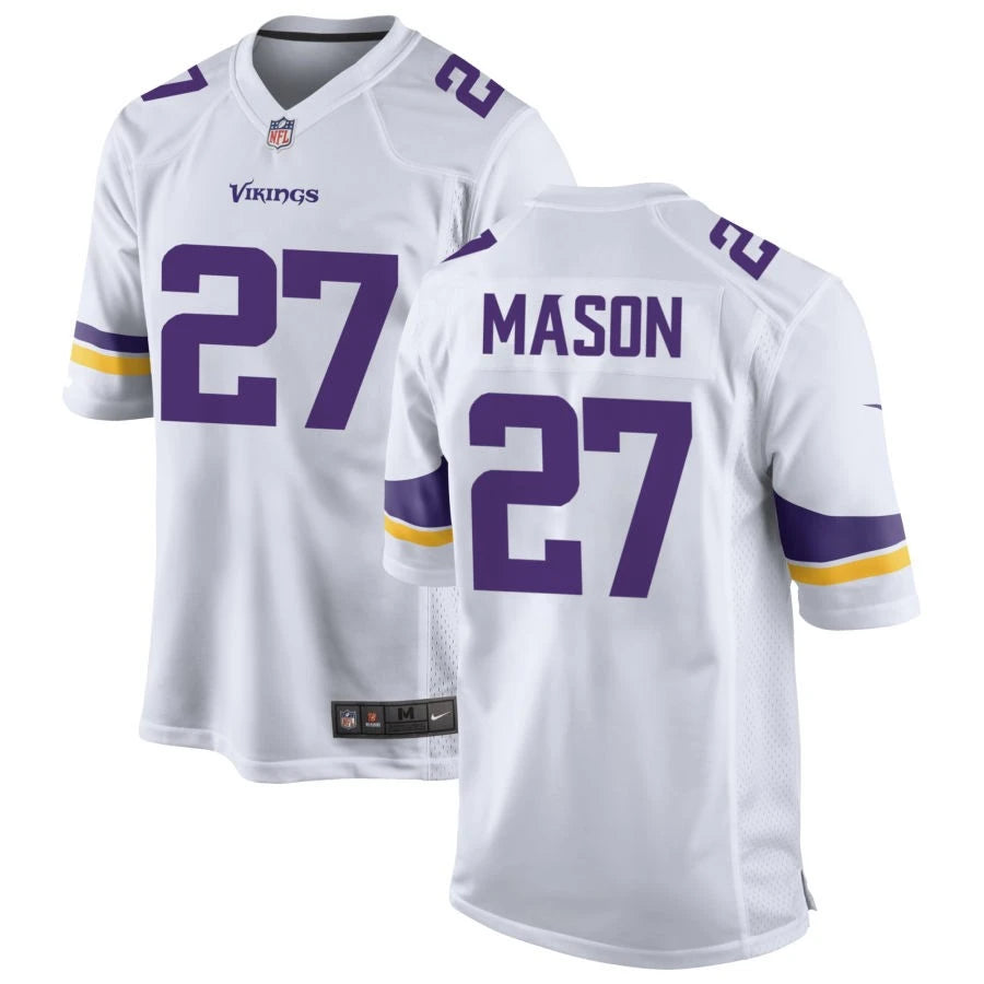 Men’s Minnesota Vikings #27 Jordan Mason Nike White F.U.S.E. Vapor Limited Jersey
