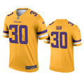 Men’s Minnesota Vikings #30 C.J. Ham Nike Gold Inverted Limited Jersey