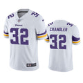 Men’s Minnesota Vikings #32 Ty Chandler Nike White Vapor Untouchable Limited Player Jersey