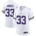 Men’s Minnesota Vikings #33 Aaron Jones Nike White Alternate Vapor F.U.S.E. Winter Warrior Limited Jersey