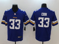 Men’s Minnesota Vikings #33 Dalvin Cook Jersey Purple
