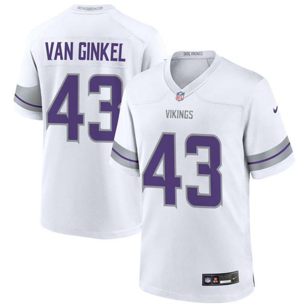 Men’s Minnesota Vikings #43 Andrew Van Ginkel Nike White Alternate Vapor F.U.S.E. Winter Warrior Limited Jersey