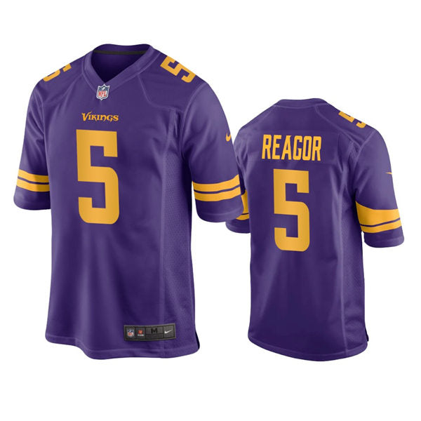 Men’s Minnesota Vikings #5 Jalen Reagor Nike Purple Color Rush Vapor Untouchable Limited Jersey