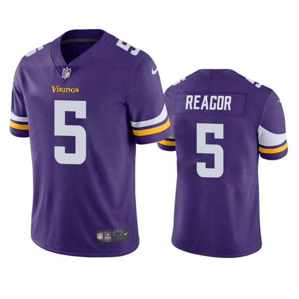 Men’s Minnesota Vikings #5 Jalen Reagor  Nike Purple Vapor Untouchable Limited Player Jersey