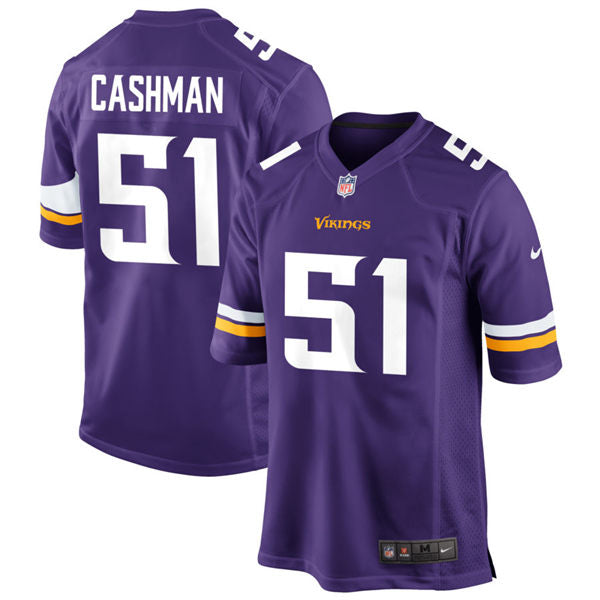 Men’s Minnesota Vikings #51 Blake Cashman Nike Purple Vapor Untouchable Limited Palyer Jersey