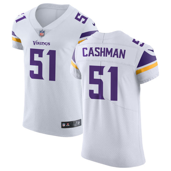 Men’s Minnesota Vikings #51 Blake Cashman Nike White Vapor Untouchable Limited Palyer Jersey
