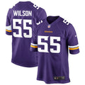 Men’s Minnesota Vikings #55 Eric Wilson Nike Purple F.U.S.E. Vapor Limited Jersey