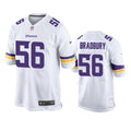 Men’s Minnesota Vikings #56 Garrett Bradbury Nike White Vapor Untouchable Limited Jersey