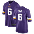Men’s Minnesota Vikings #6 Lewis Cine Nike Purple Vapor Untouchable Limited Jersey