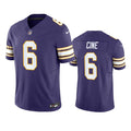 Men’s Minnesota Vikings #6 Lewis Cine Purple Classic F.U.S.E. Limited Jersey