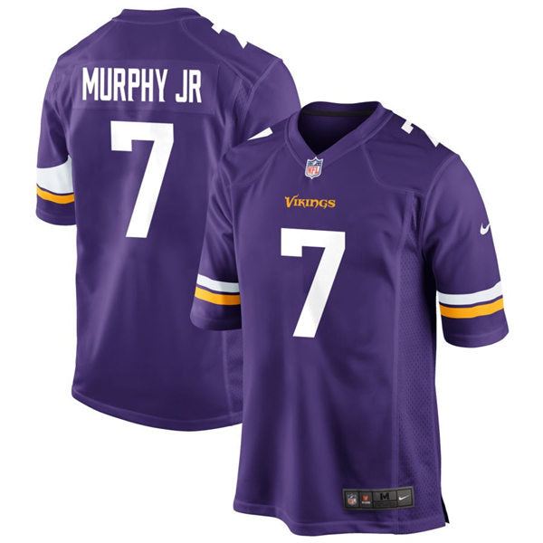 Men’s Minnesota Vikings #7 Byron Murphy Jr. Nike Purple Vapor Untouchable Limited Palyer Jersey