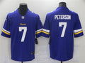 Men’s Minnesota Vikings #7 Patrick Peterson Nike Purple Vapor Untouchable Limited Jersey