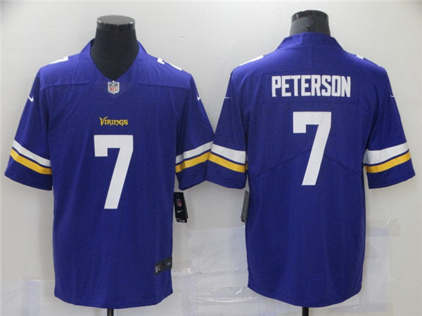 Men’s Minnesota Vikings #7 Patrick Peterson Nike Purple Vapor Untouchable Limited Jersey