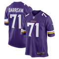 Men’s Minnesota Vikings #71 Christian Darrisaw Nike Purple Vapor Untouchable Limited Jersey