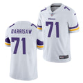 Men’s Minnesota Vikings #71 Christian Darrisaw Nike White Vapor Untouchable Limited Jersey